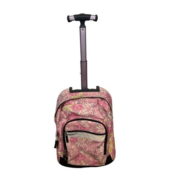 L.L. Bean Bags Ll Bean Rolling Wheeled Telescopic Handle School